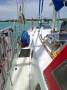 Westsail 32 Heavy displacement, full length keel, safe design.