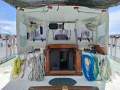 Westsail 32 Heavy displacement, full length keel, safe design.
