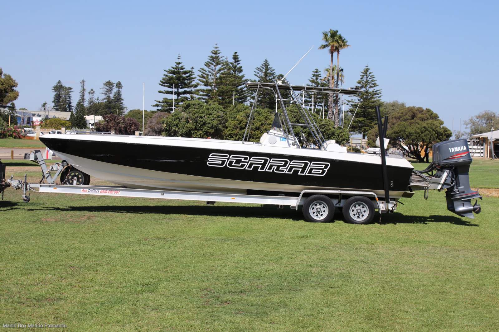 Wellcraft Scarab 26 with Dual Axle ACE Ali Trailer