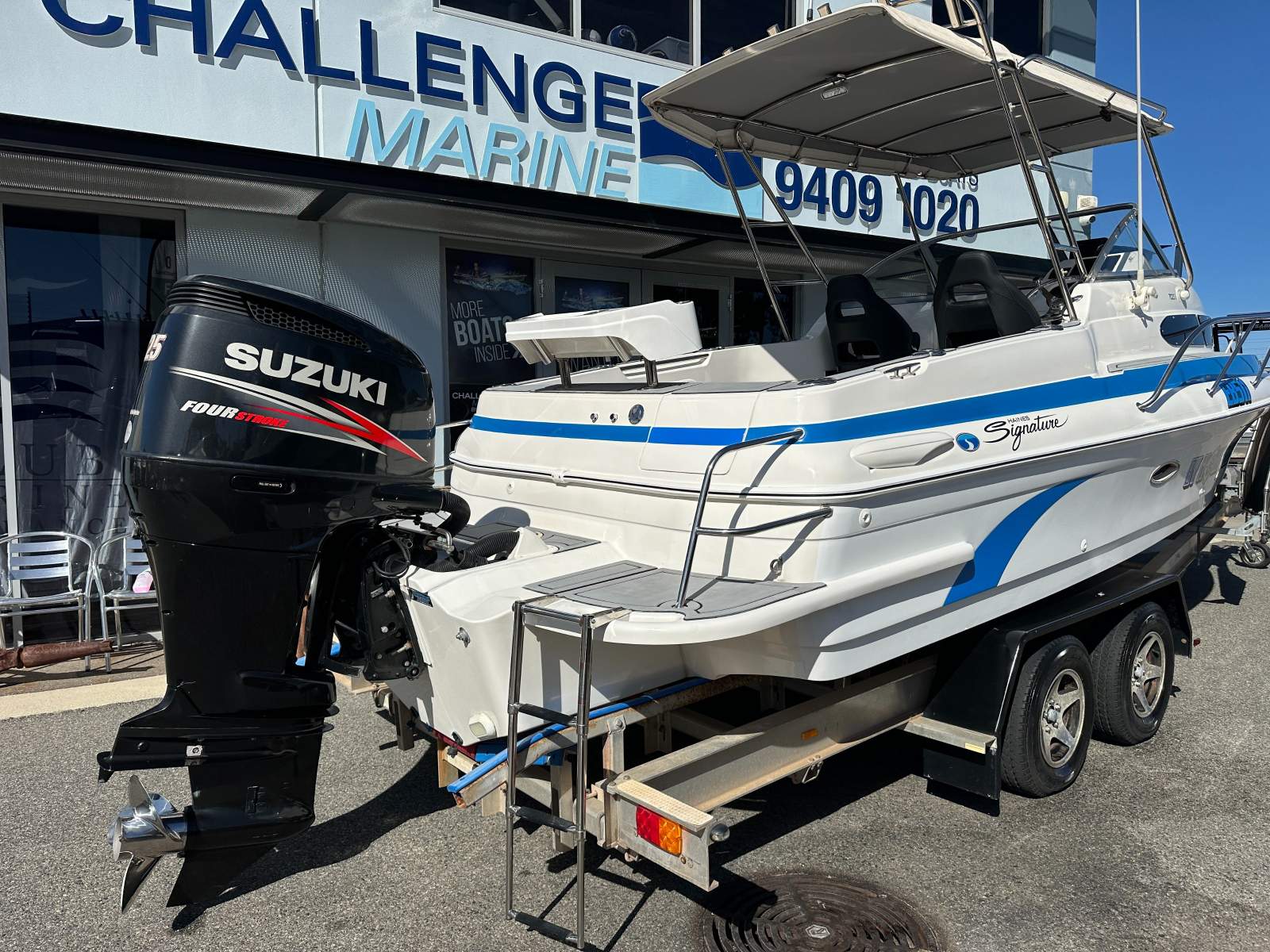 Haines Signature 700sb with Suzuki 2013 Model 225 HP 4 Stroke