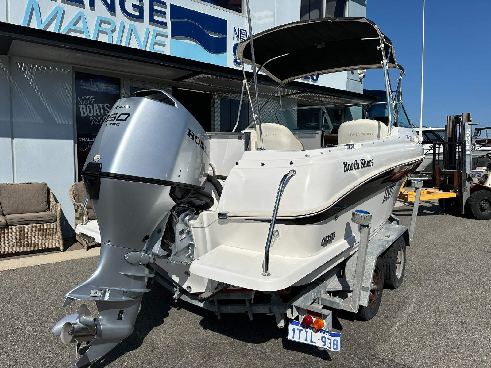 Northshore 580 Cr with Honda 2023 Model 150HP 4 Stroke only 41 hrs !