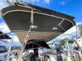 Hanse 470E -Elite class offshore-equipped performance cruiser:Bimini with solar panels and sun shade