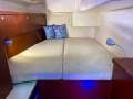 Hanse 470E -Elite class offshore-equipped performance cruiser:Aft cabins (x2) with lots of storage and mood lighting