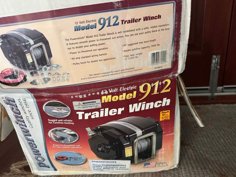 Powerwinch 912 Electric Trailer Winch