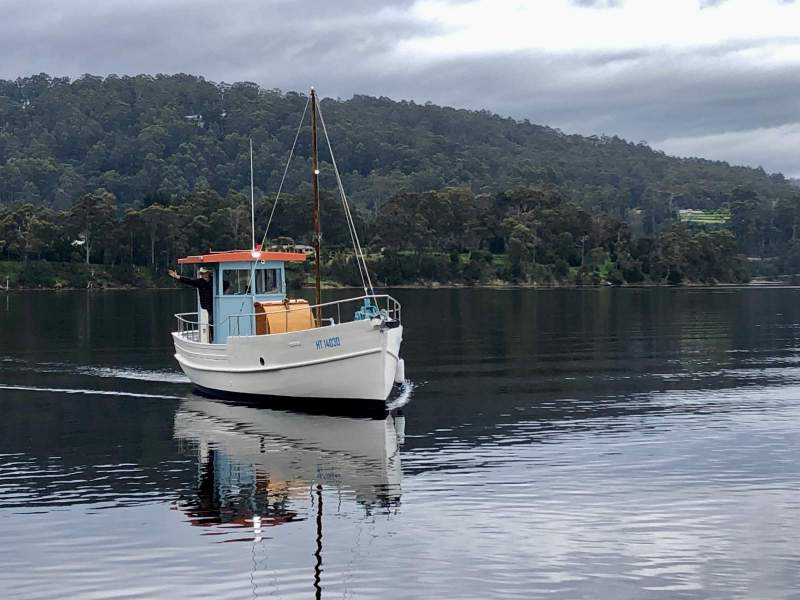 Classic Tassie Fishing Boat in Huon Pine