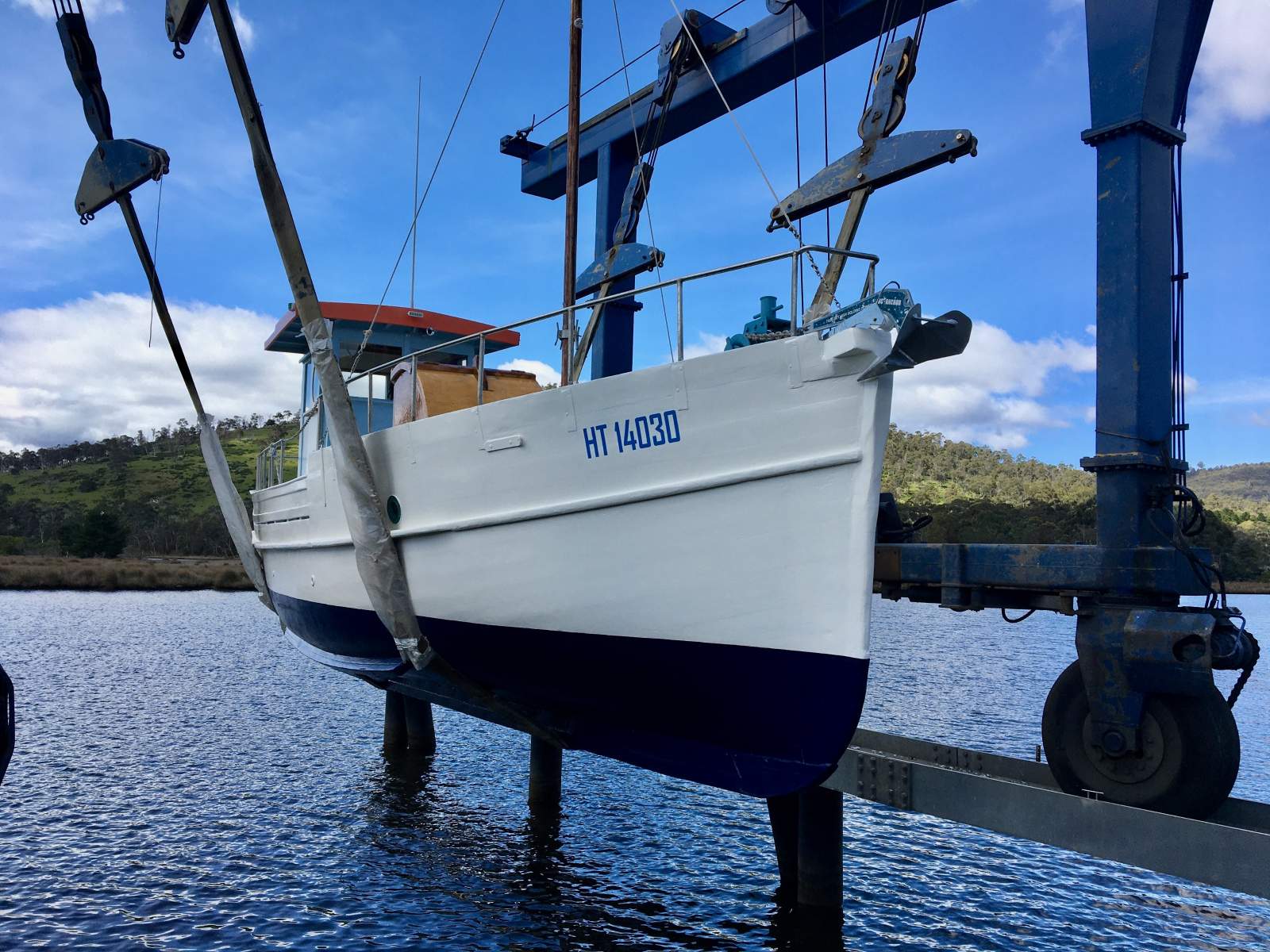 Classic Tassie Fishing Boat in Huon Pine
