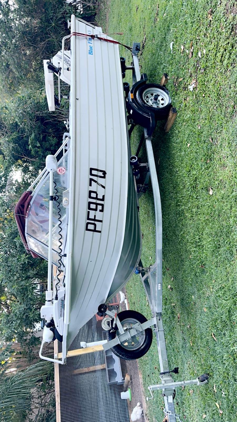 Bluefin 4.55 Alloycraft Bluefin 4.55 2003 Front Steer.