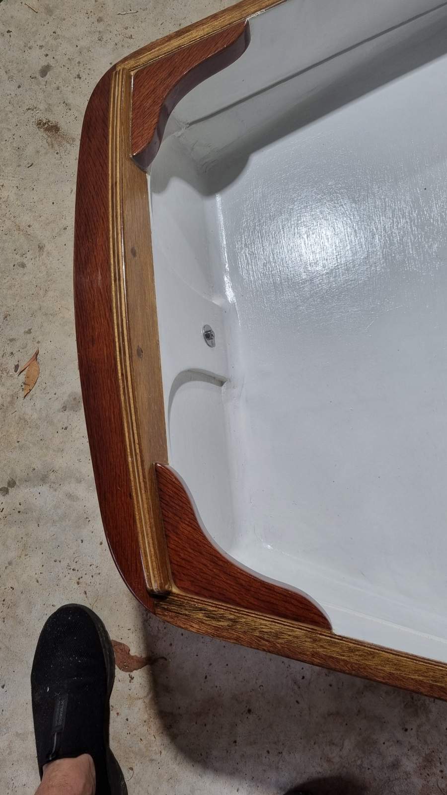 Chesapeake Eastport Pram - hand crafted wooden lapstrake boat