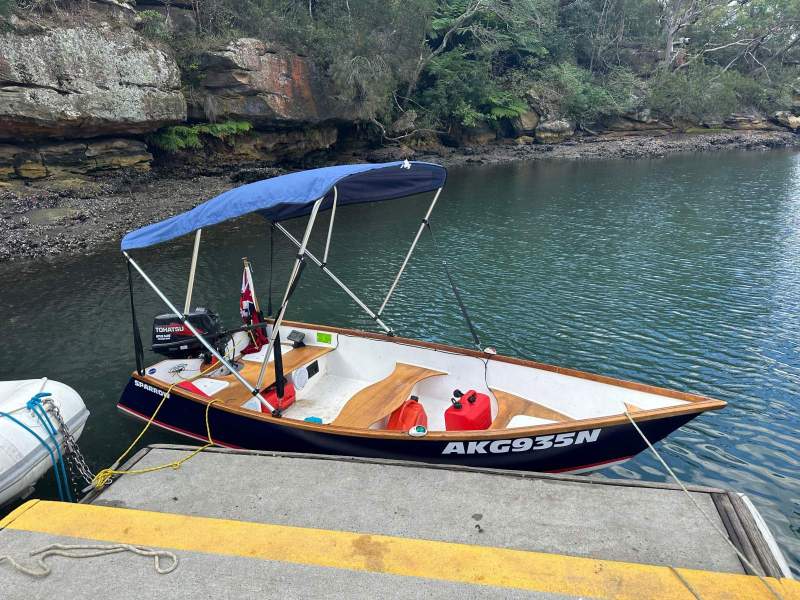 Custom skiff built 2019