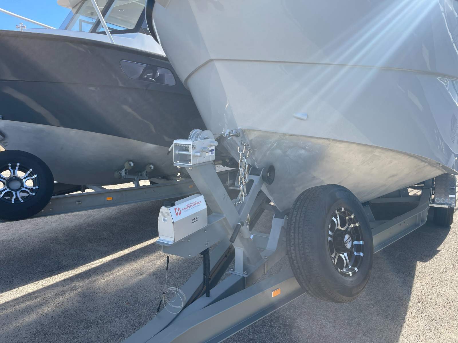 Lux Custom Boats 7700WA Boat and Trailer - Ready to fit engine !!