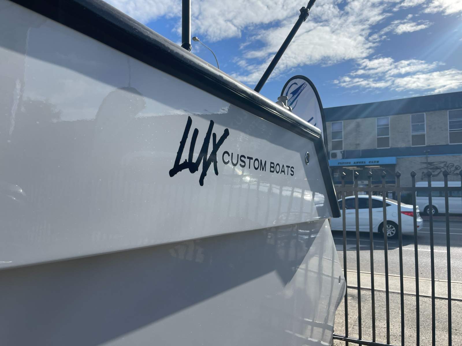 Lux Custom Boats 7700WA Boat and Trailer - Ready to fit engine !!