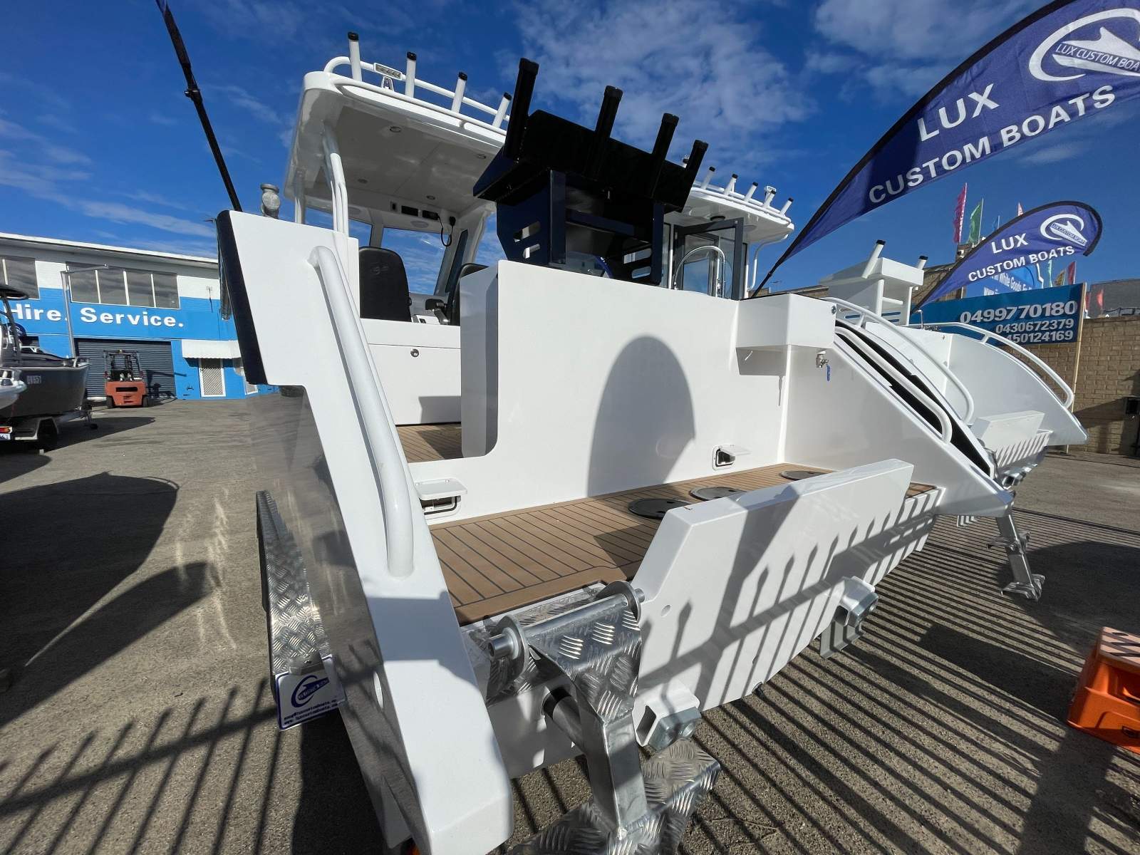 Used Lux Custom Boats 7700wa Boat And Trailer - Ready To Fit Engine ...