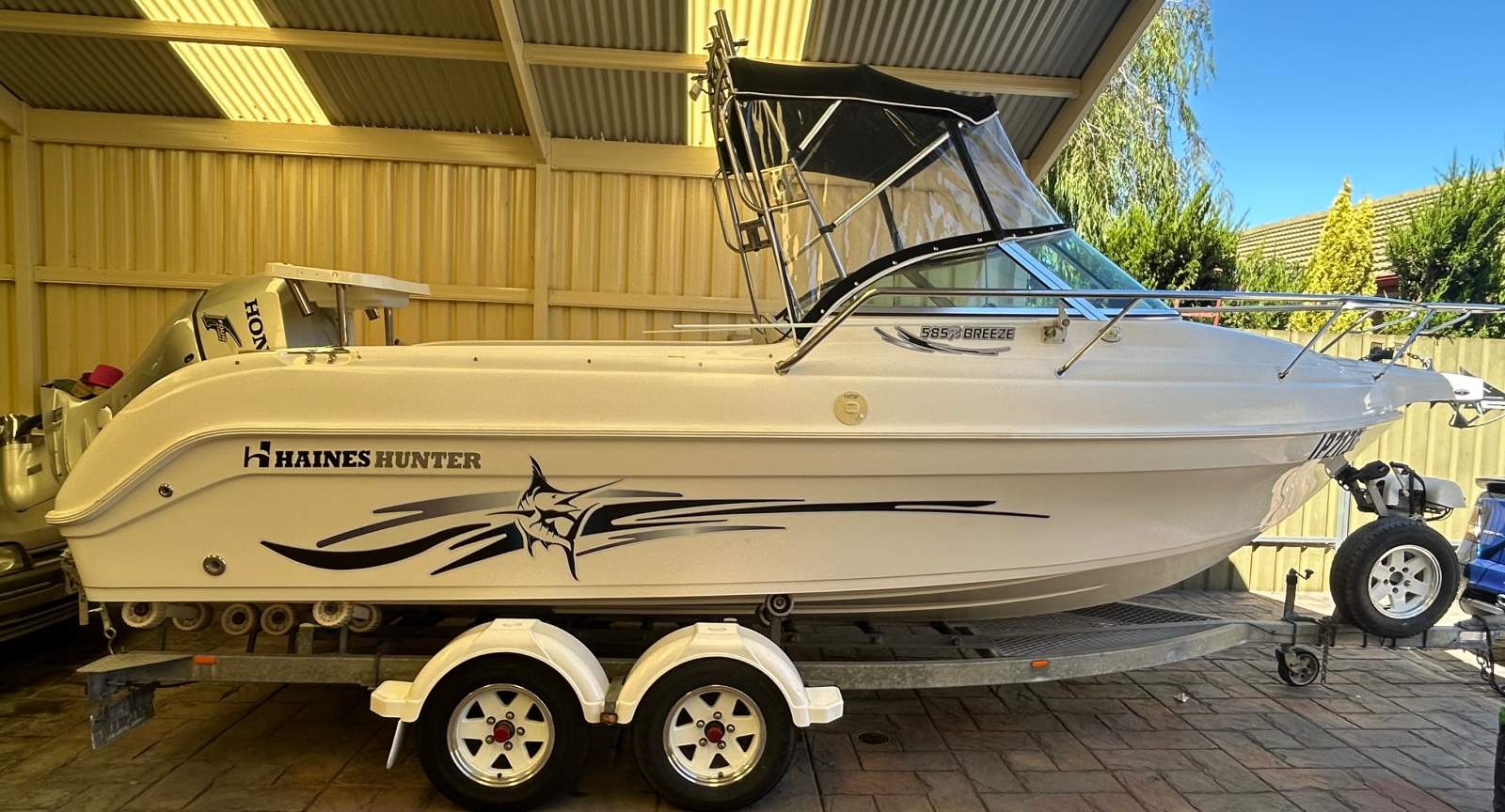 Haines Hunter 585 R 2007 6 meter Haines Hunter 585R Breeze 135 Honda