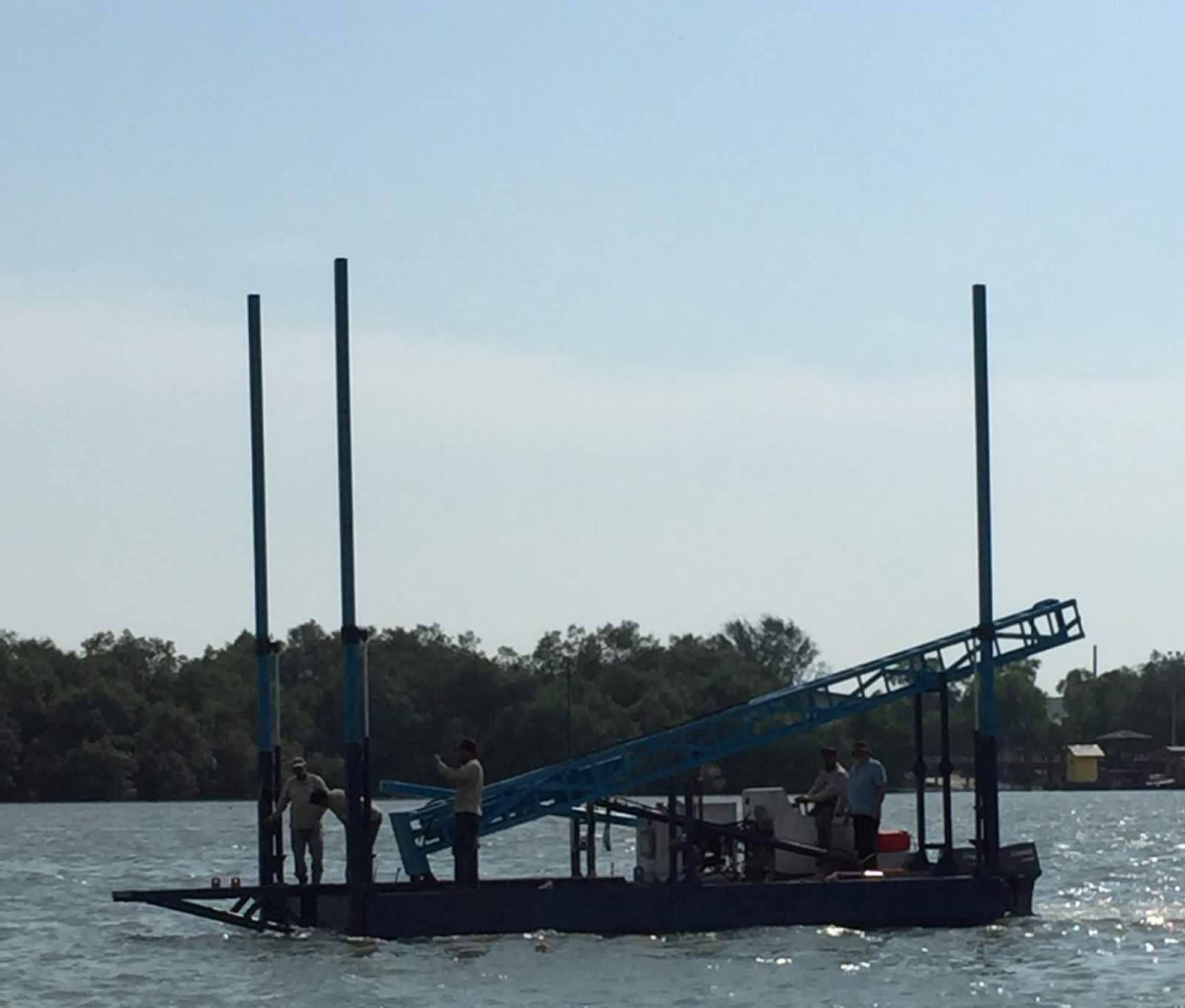 Stalwart Marine Barge Pile Driving Truckable Containerised