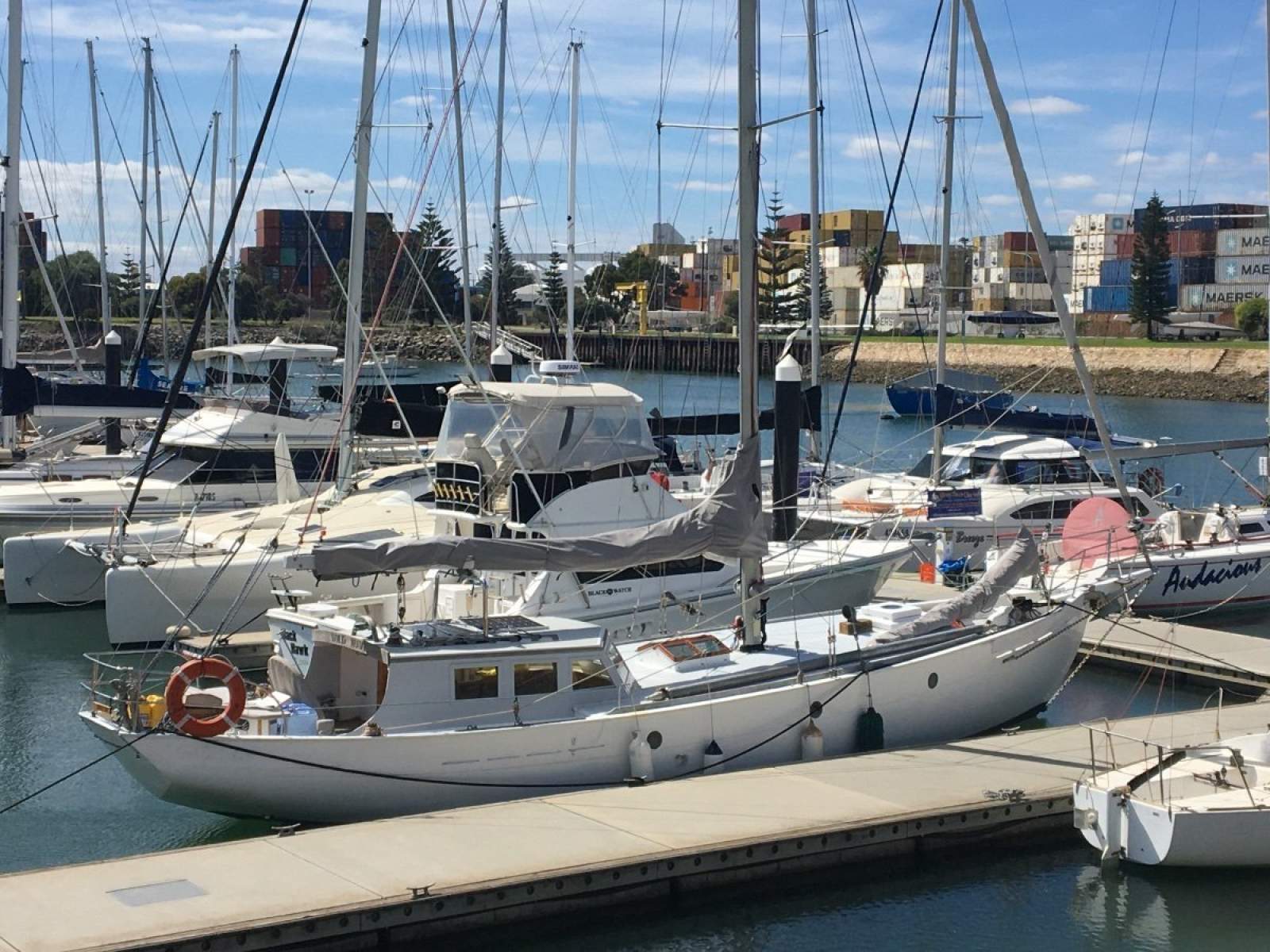 Jock Muir 47 Huon Pine Cutter Wild Wave