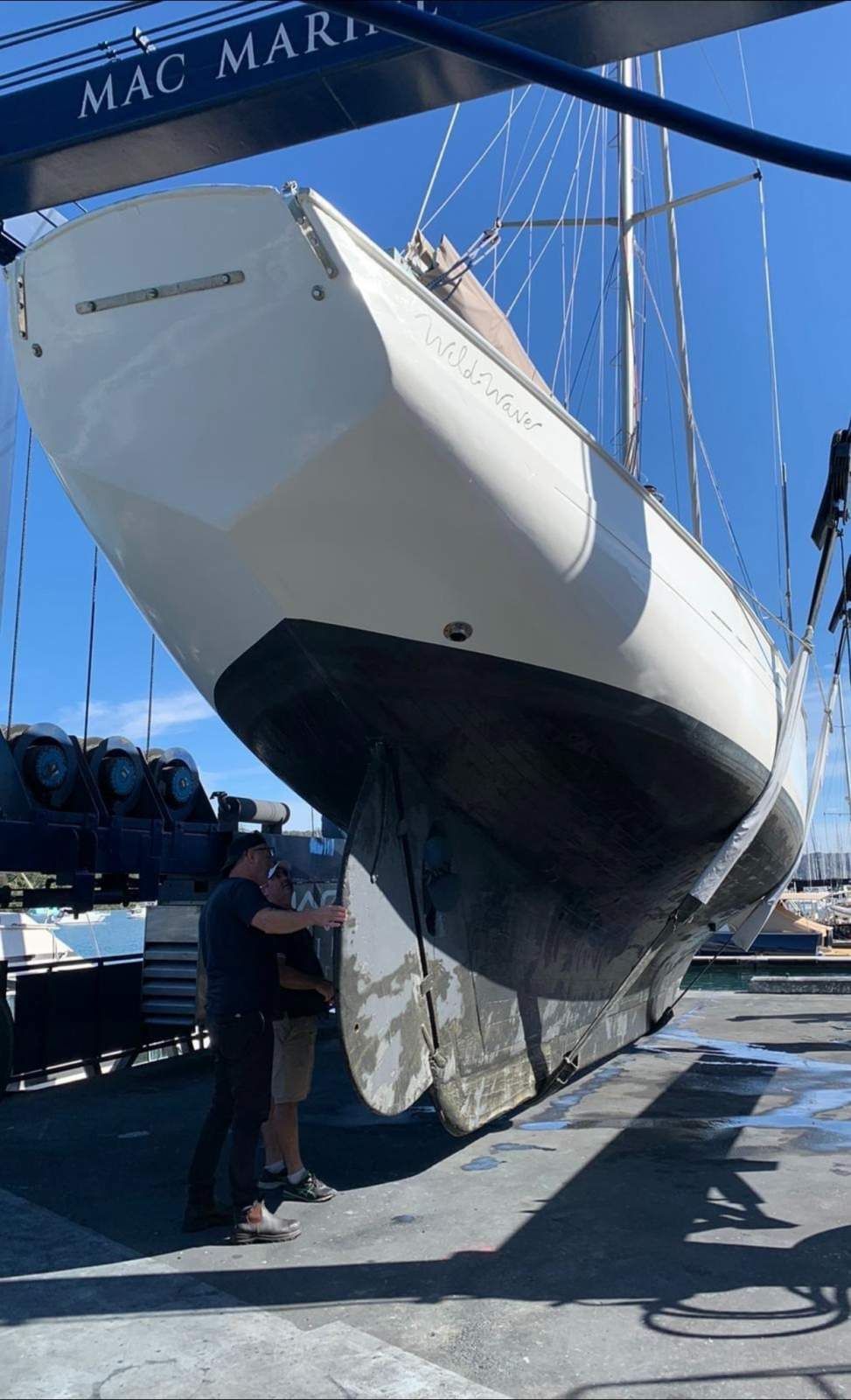 Jock Muir 47 Huon Pine Cutter Wild Wave