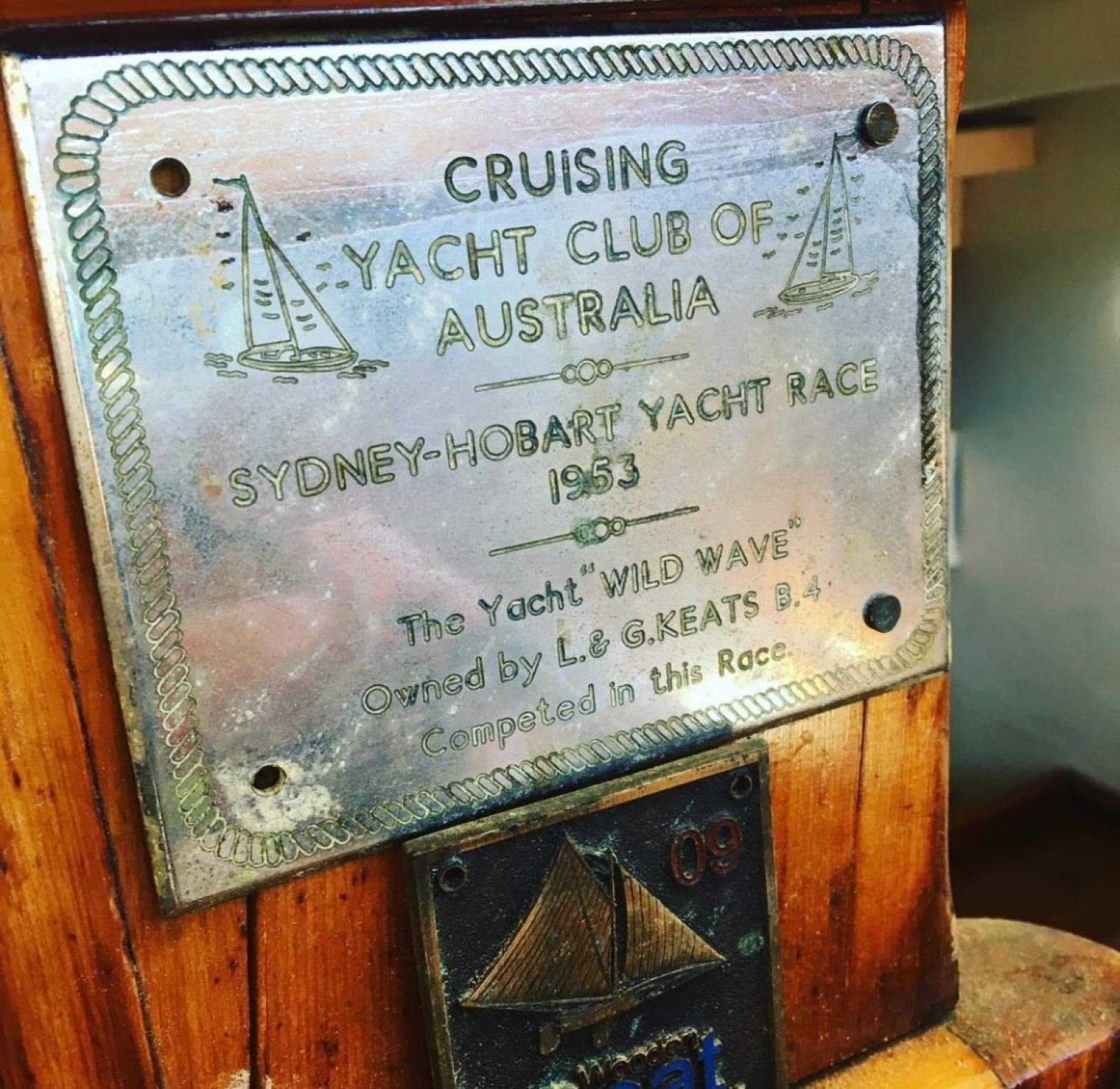 Jock Muir 47 Huon Pine Cutter Wild Wave