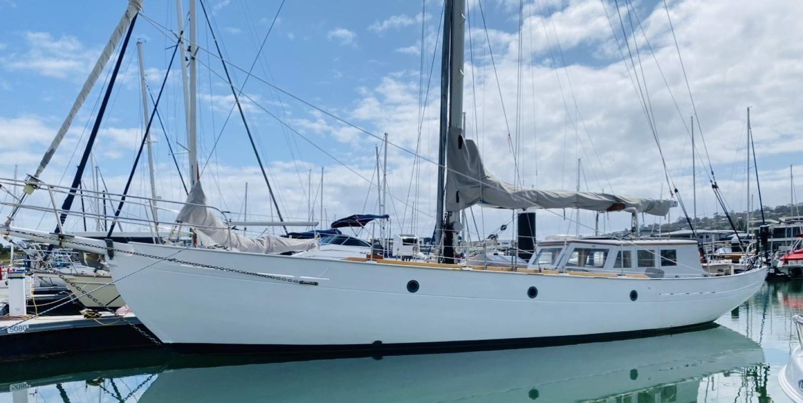 Jock Muir 47 Huon Pine Cutter Wild Wave