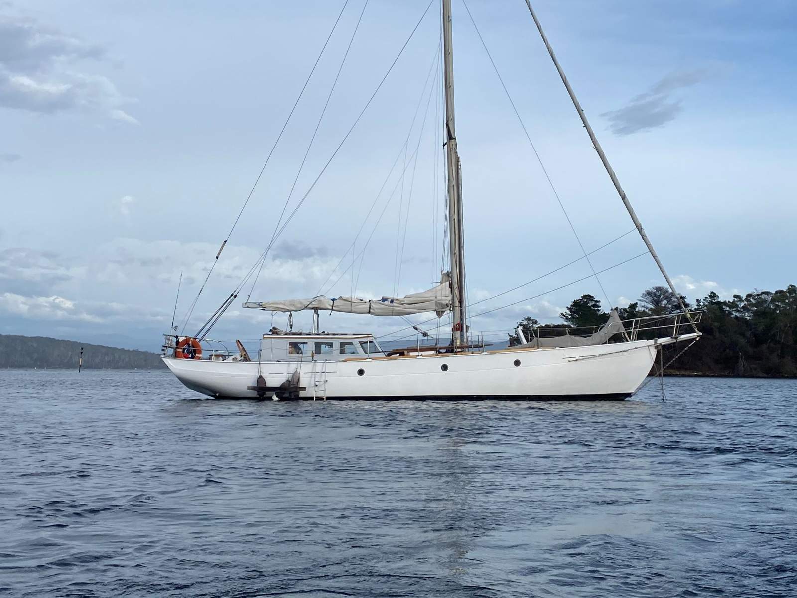 Jock Muir 47 Huon Pine Cutter Wild Wave