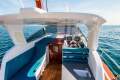 Cantiere Mimi Srl 11 Cabin:Sleek fibreglass hard top (white) for cockpit and helm coverage