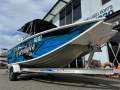 Quintrex 550 Freestyler Ocean riding bowrider and also a family ski boat