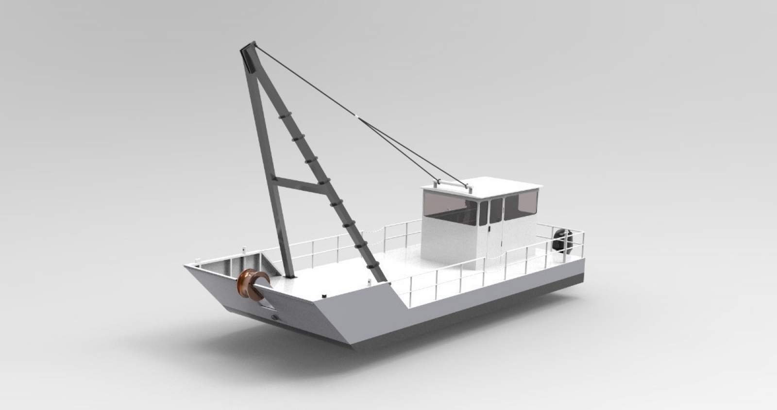 Stalwart Marine A Frame Work boat Mooring Repair