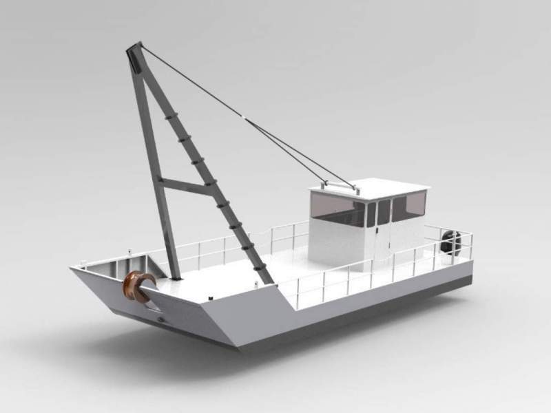 Stalwart Marine A Frame Work boat Mooring Repair