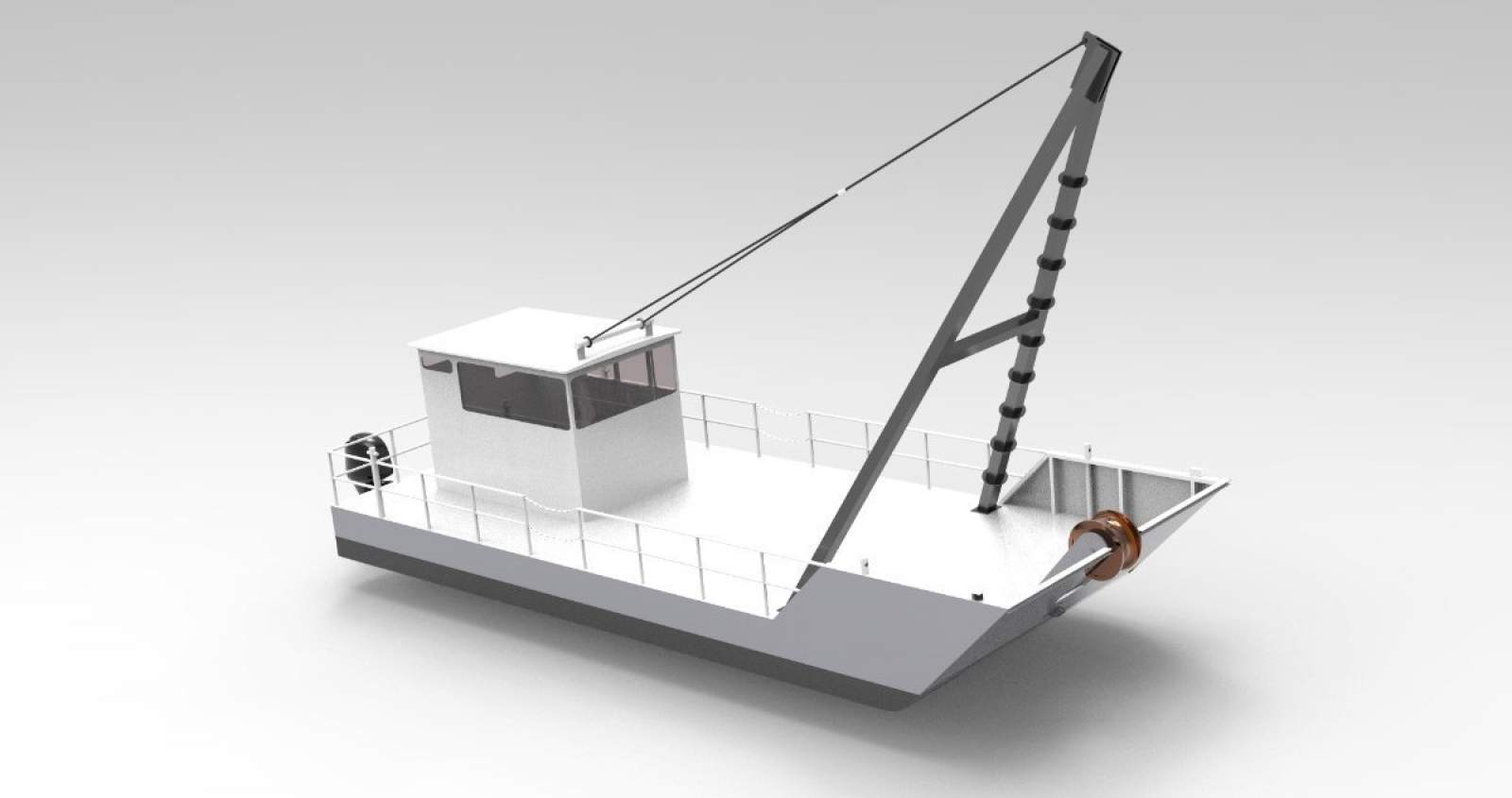 Stalwart Marine A Frame Work boat Mooring Repair