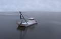 Stalwart Marine A Frame Work boat Mooring Repair