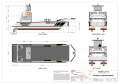 Stalwart Marine Landing Craft 10 x 3.5 Work Boat Barge + A Frame