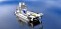 Stalwart Marine Landing Craft 10 x 3.5 Work Boat Barge + A Frame