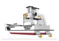 Stalwart Marine Landing Craft 10 x 3.5 Work Boat Barge + A Frame