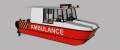 Stalwart Marine Ambulance Rescue Ambulance Boat AMB7400