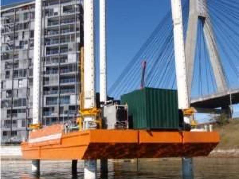 Stalwart Marine Barge Jack-Up 18.00 x 9.00m Sectional Road Transportable
