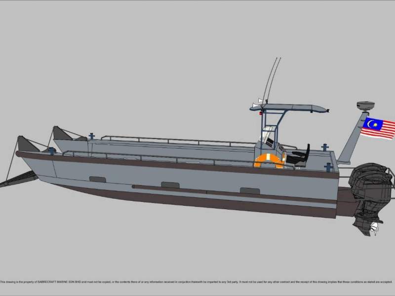 Stalwart Marine Landing Craft 9 Meter Work Boat Barge