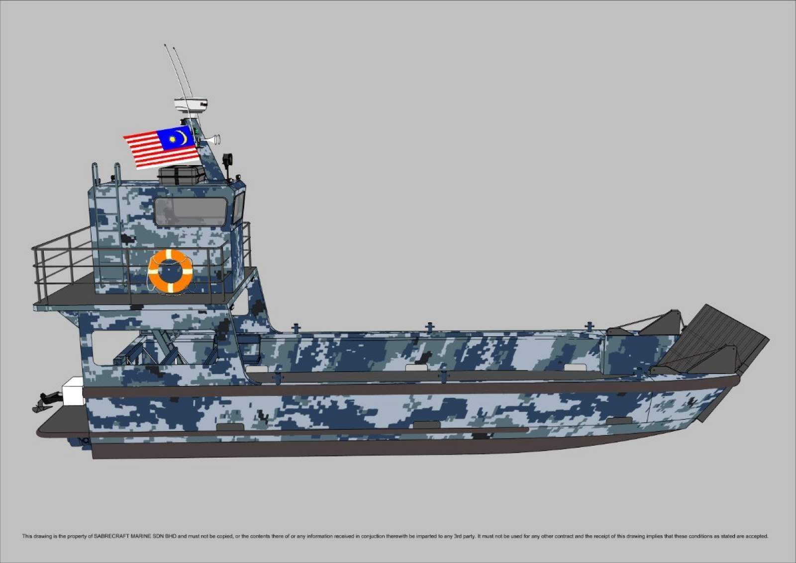 Stalwart Marine Landing Craft 12 Meter Work Boat Barge