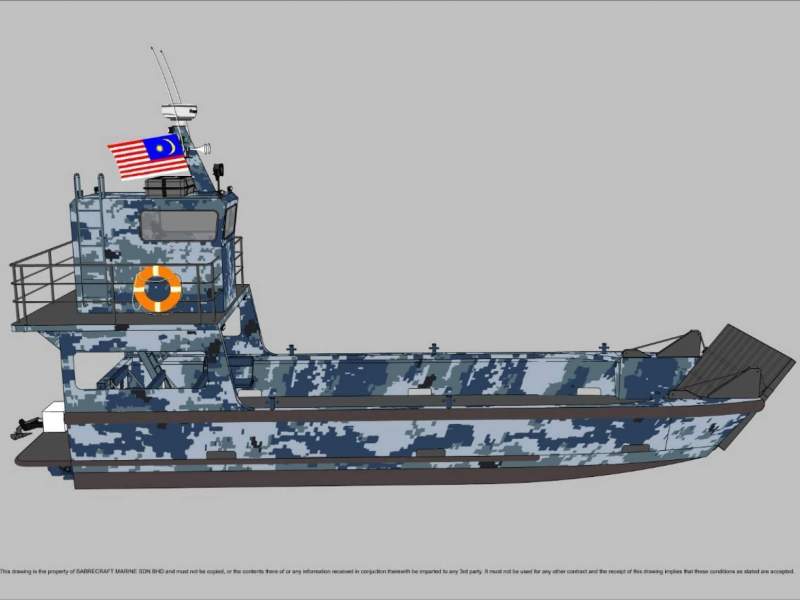 Stalwart Marine Landing Craft 12 Meter Work Boat Barge