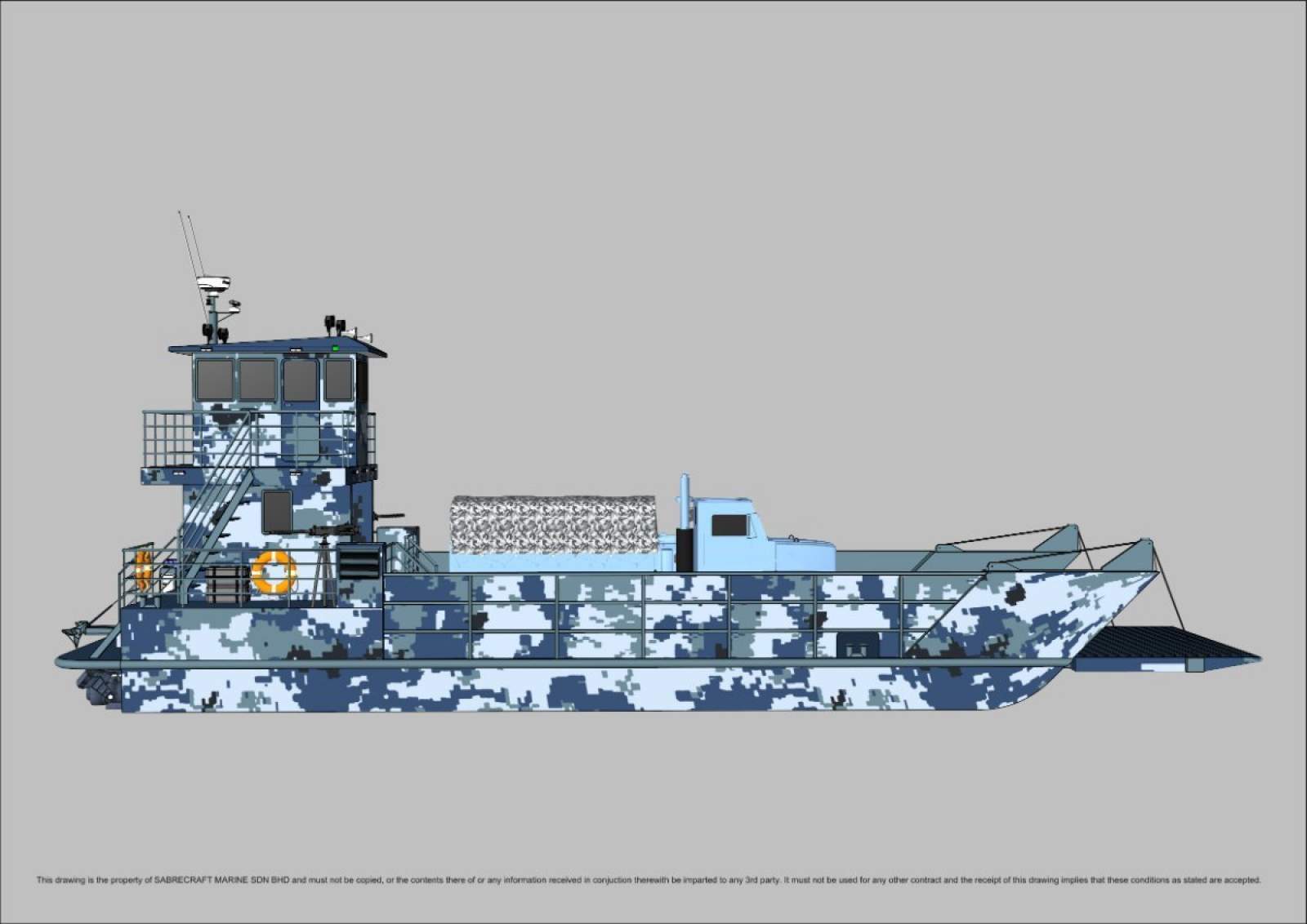 Stalwart Marine Landing Craft 18 Meter Work Boat Barge