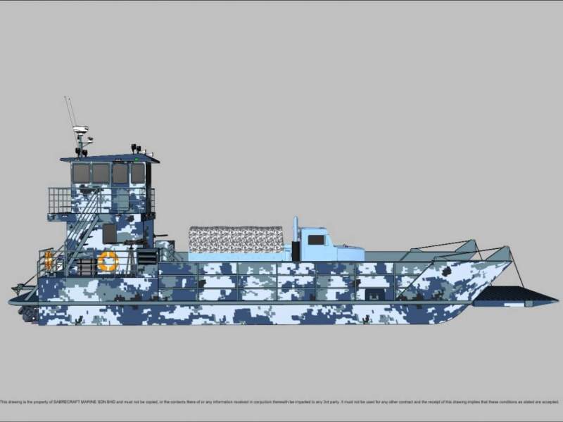 Stalwart Marine Landing Craft 18 Meter Work Boat Barge