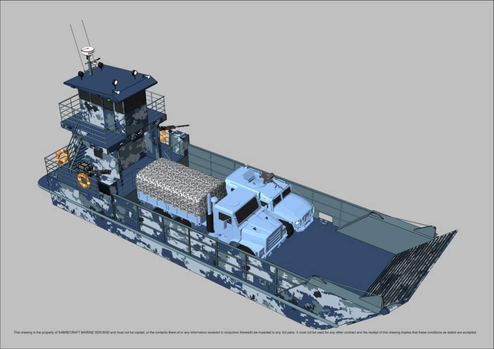 Stalwart Marine Landing Craft 18 Meter Work Boat Barge