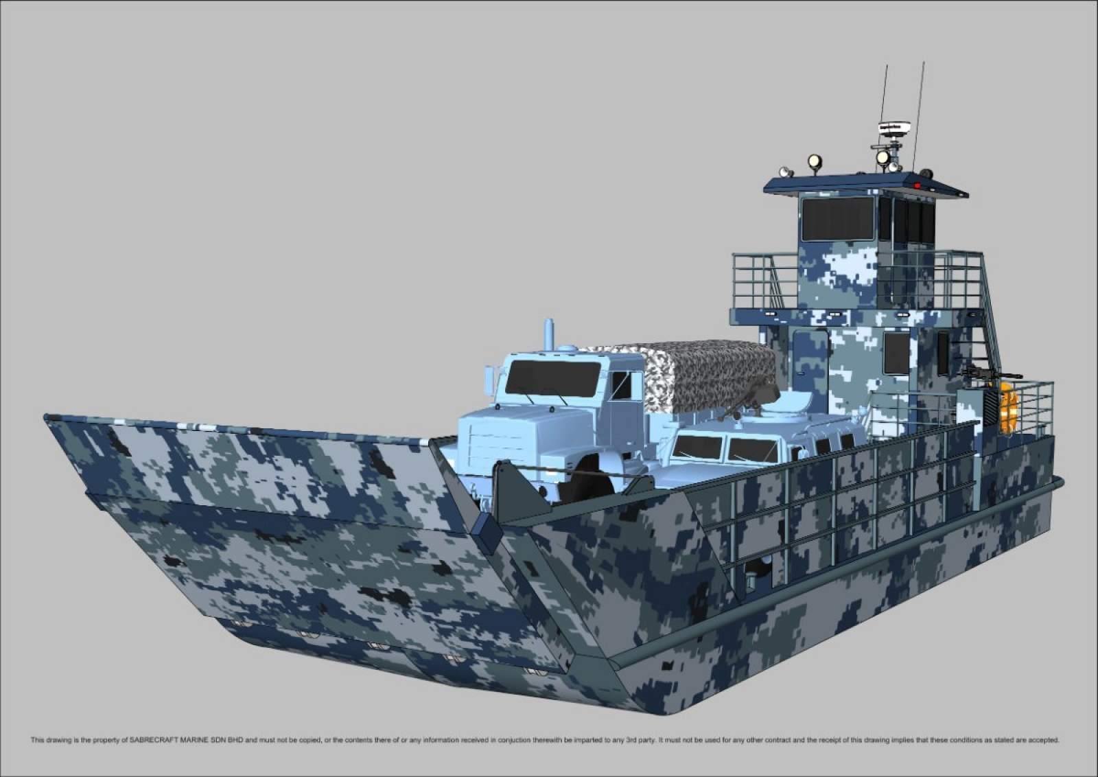 Stalwart Marine Landing Craft 18 Meter Work Boat Barge