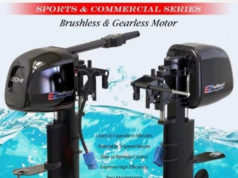 2023 EZ Electric Outboard / Golden Motors S10 and 3 x Lithium Batteries