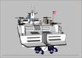 Stalwart Marine Patrol AirRide Xpress 18000 Gun Boat