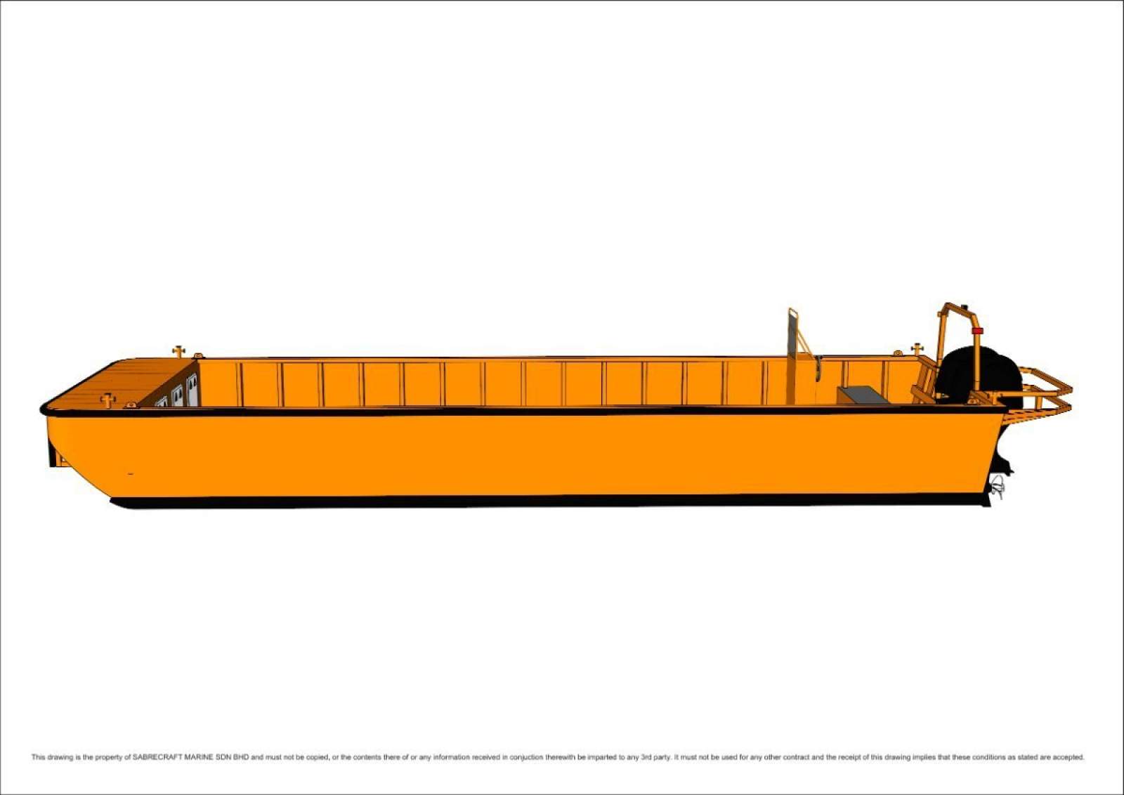 Stalwart Marine WB 10000-3.5 Work Boat Punt Barge