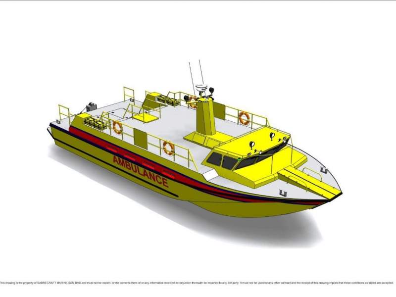 Stalwart Marine Ambulance Rescue Boat 18000 AirRide Express