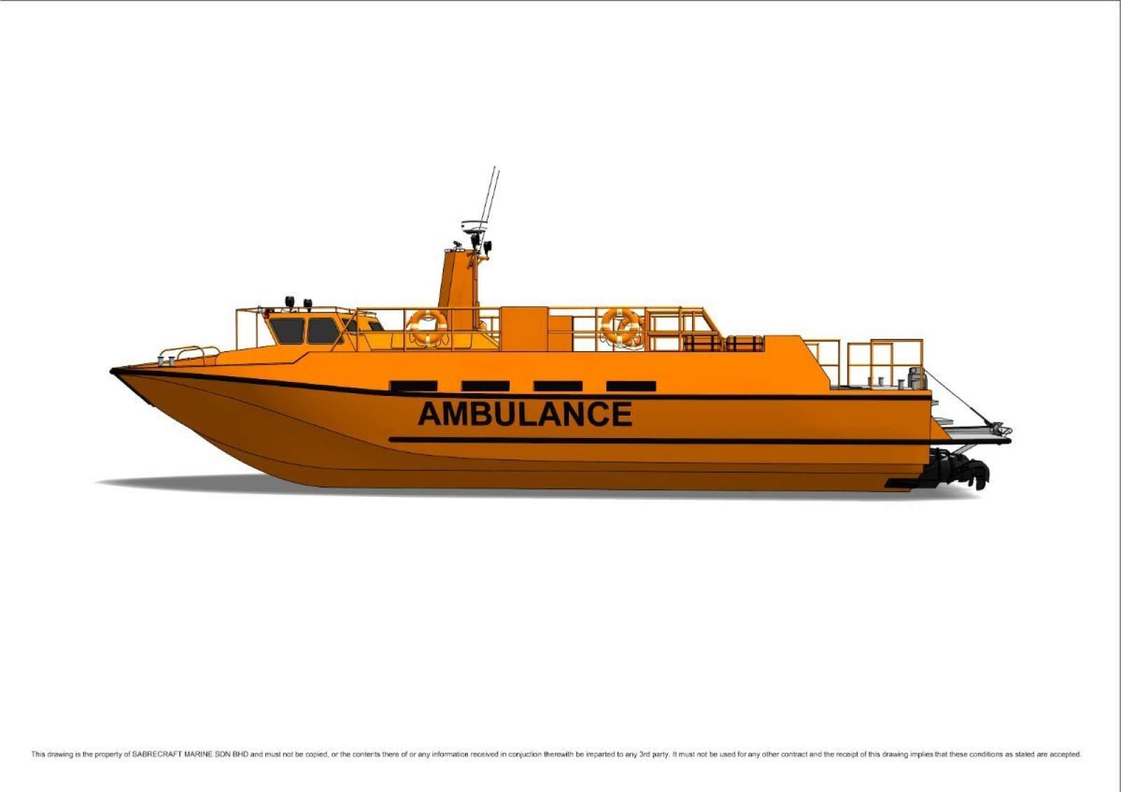 Stalwart Marine Ambulance Rescue Boat 18000 AirRide Express