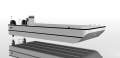 Stalwart Marine WB7400-3 Work Boat Punt with Engine Pods with CE Approval