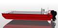 Stalwart Marine WB7400-3 Work Boat Punt with Engine Pods with CE Approval