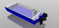 Stalwart Marine WB7400-3 Work Boat Punt with Engine Pods with CE Approval