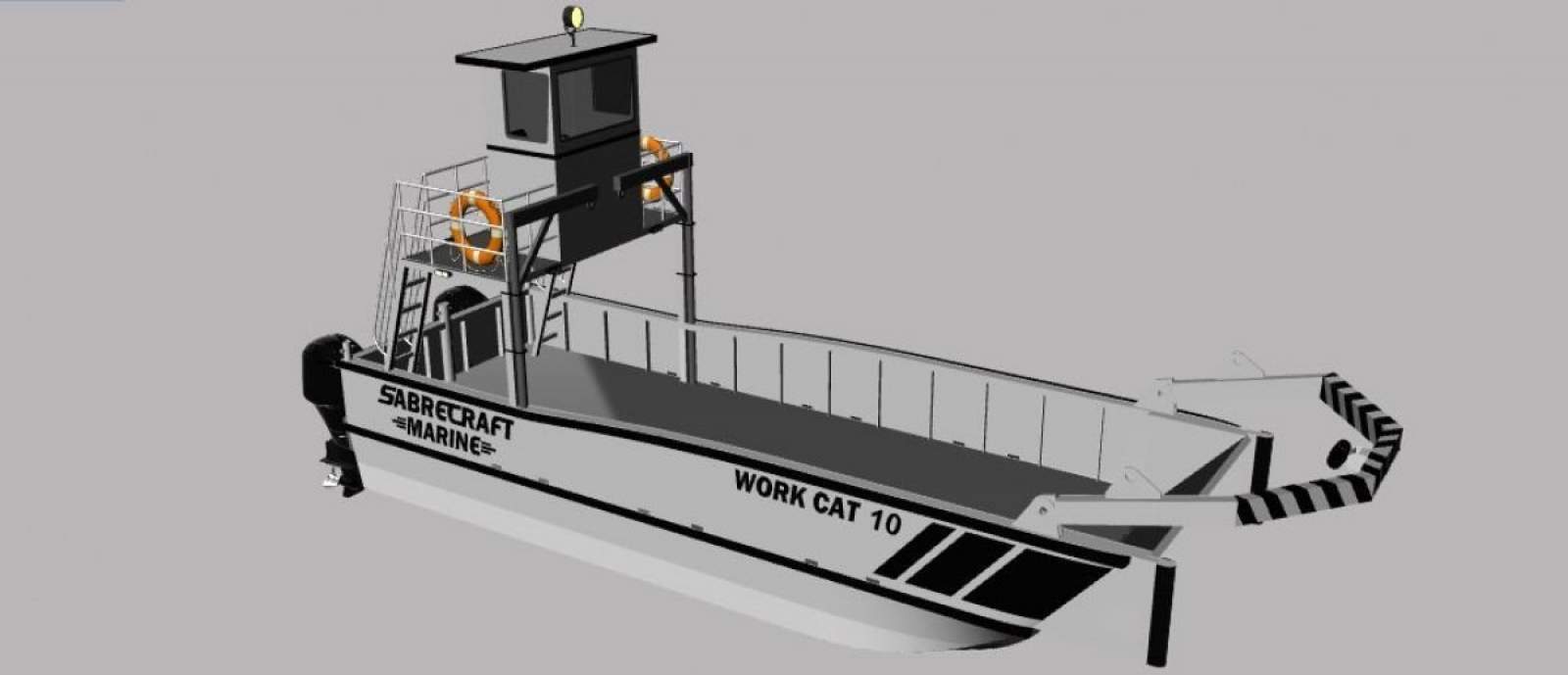 Stalwart Marine Work Cat 10.00 x 3.50 With A Frame